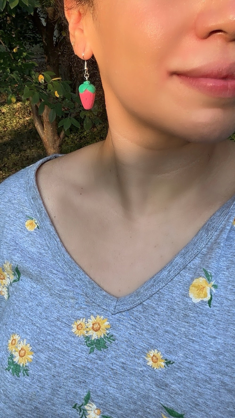 Strawberry earrings