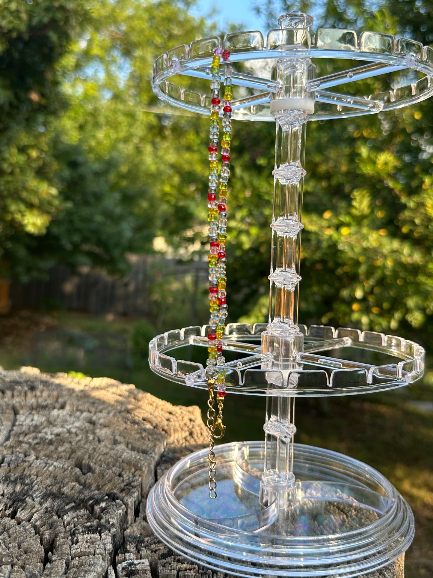 Unisex beaded choker necklace