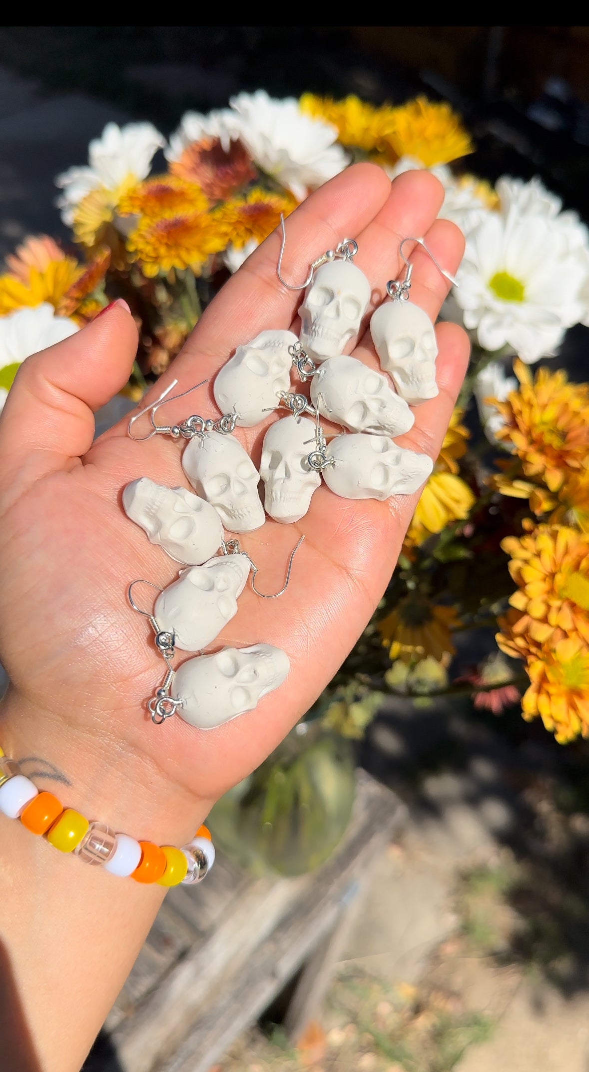 Skull earrings