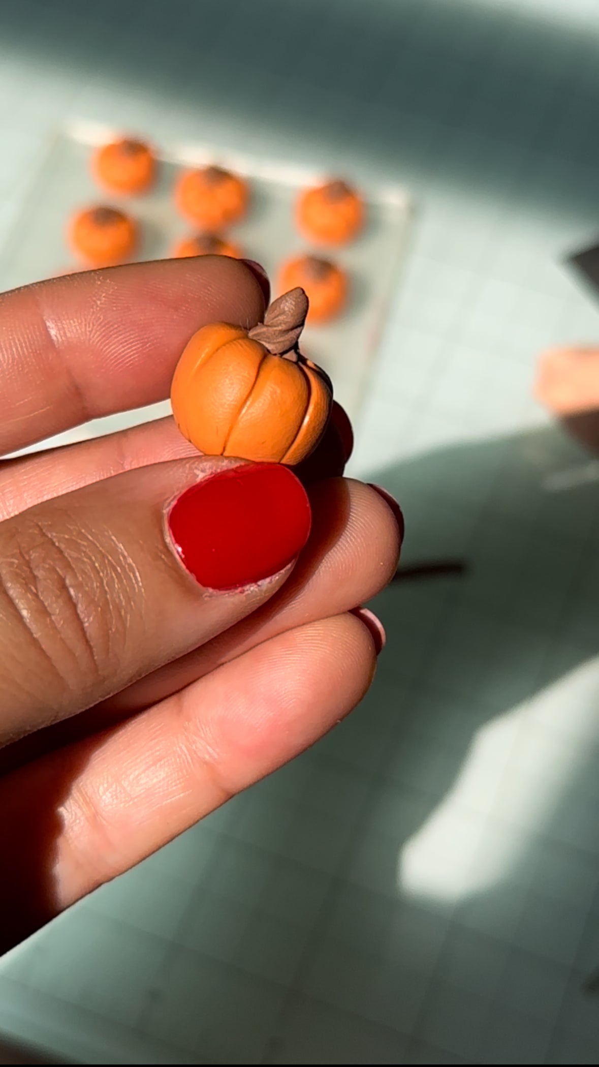 Pumpkin earrings
