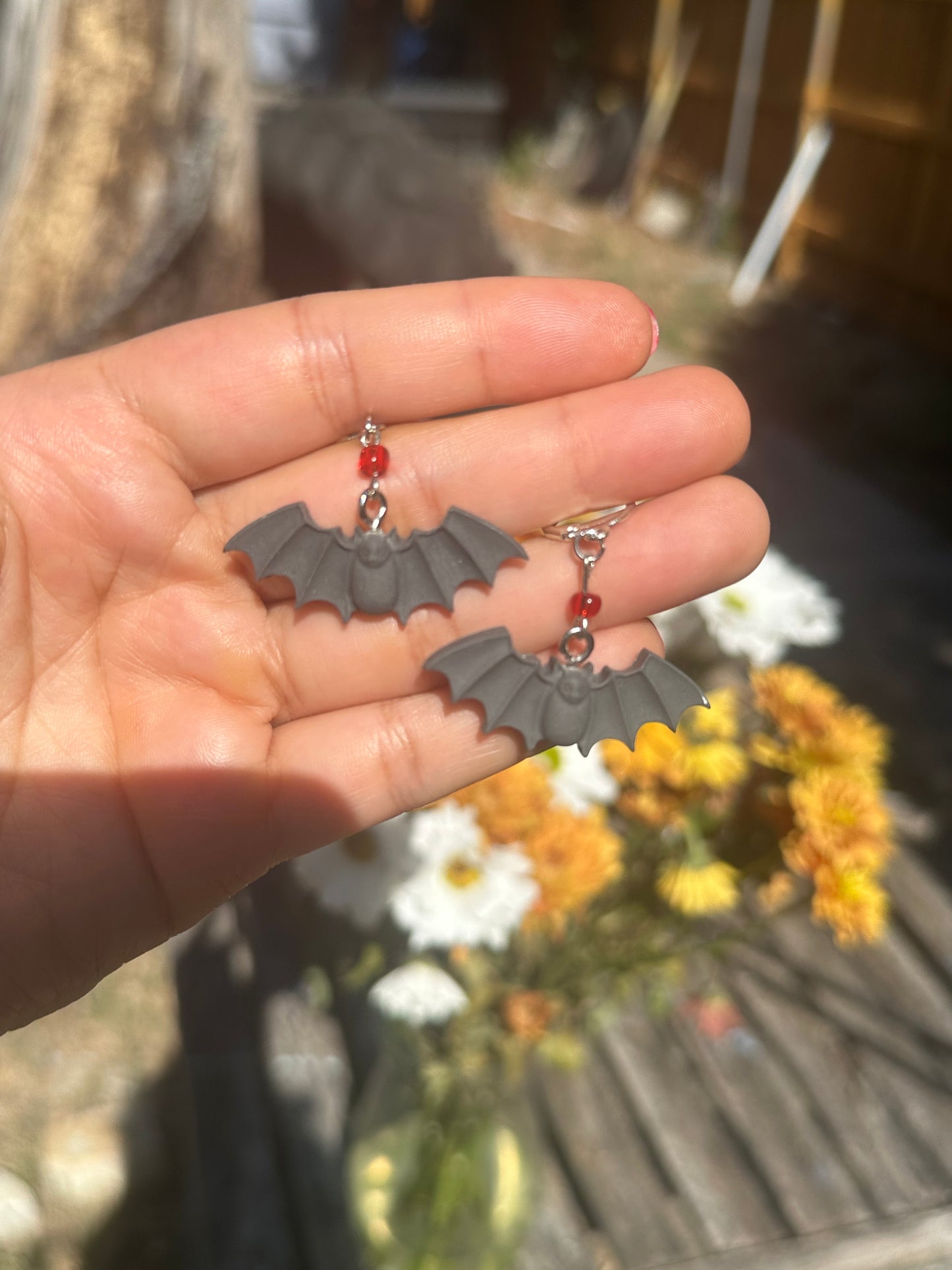 Little bat earrings