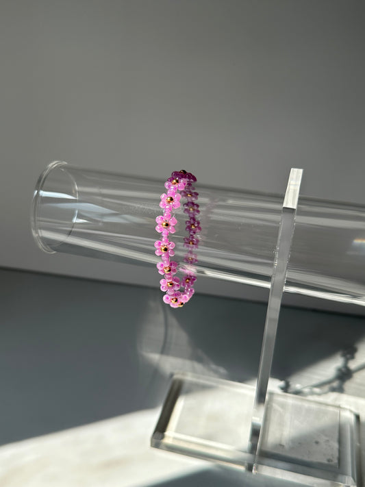 Lavender Floral Bracelet