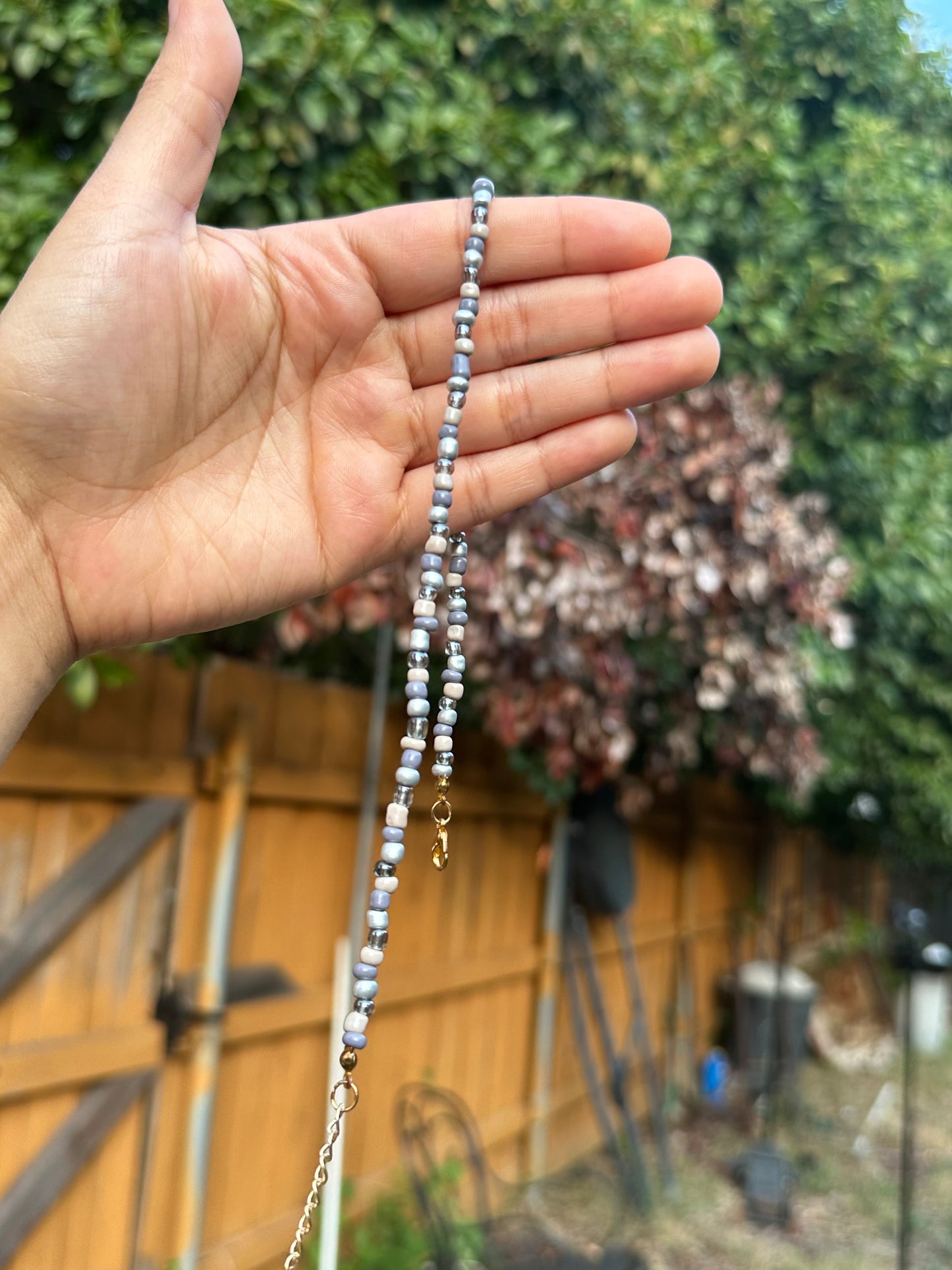 Unisex beaded necklace