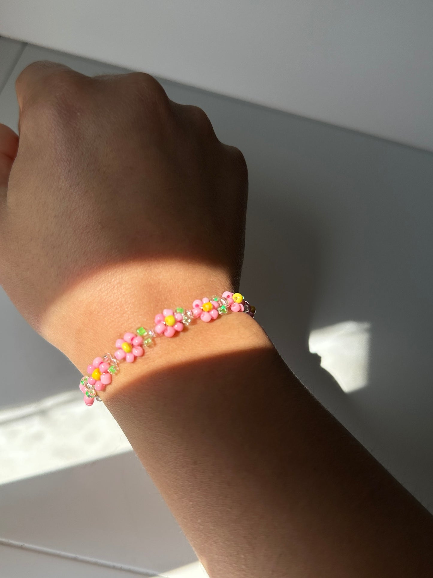 Beaded Floral bracelet