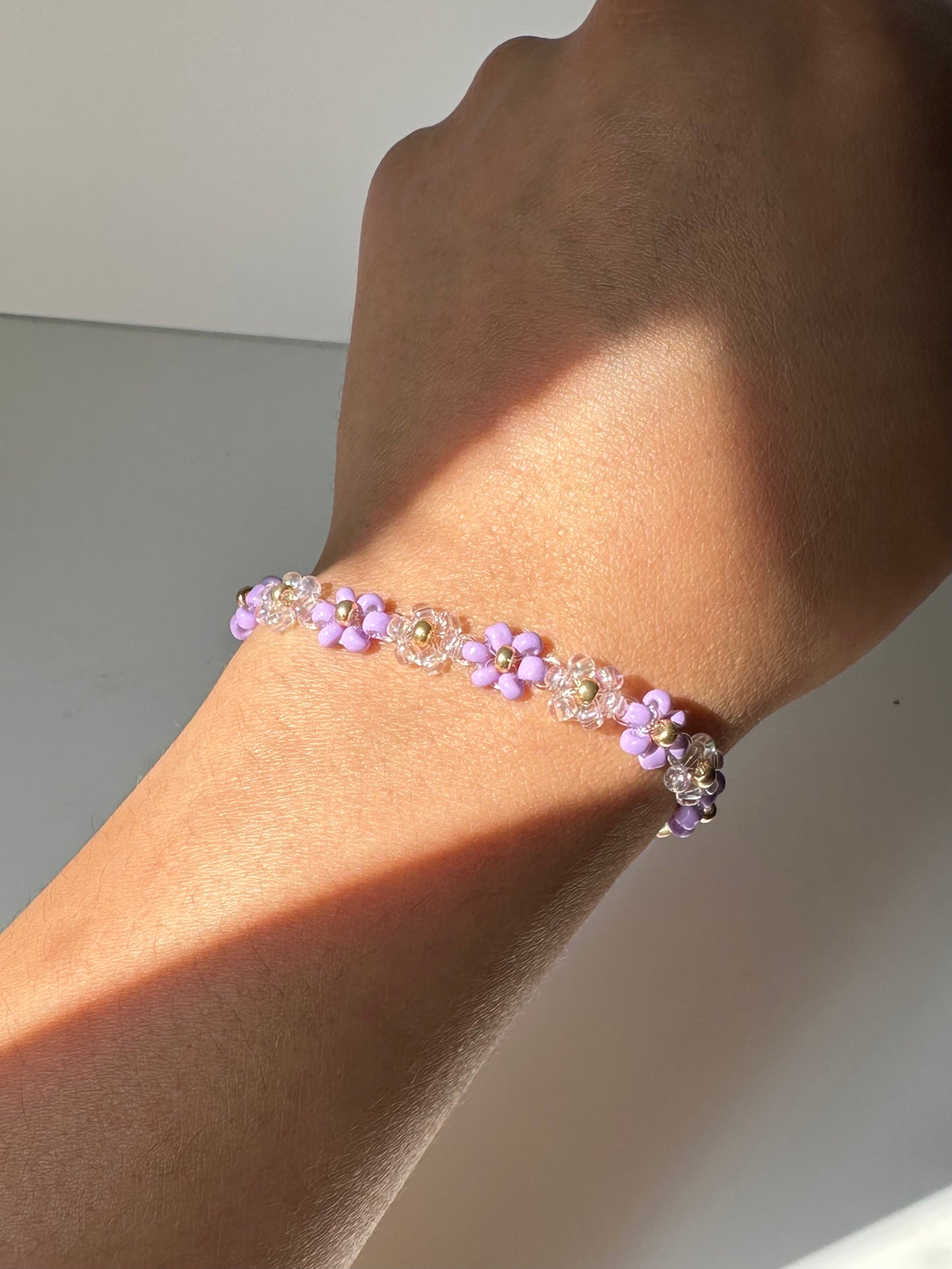 Lilac Floral Bracelet