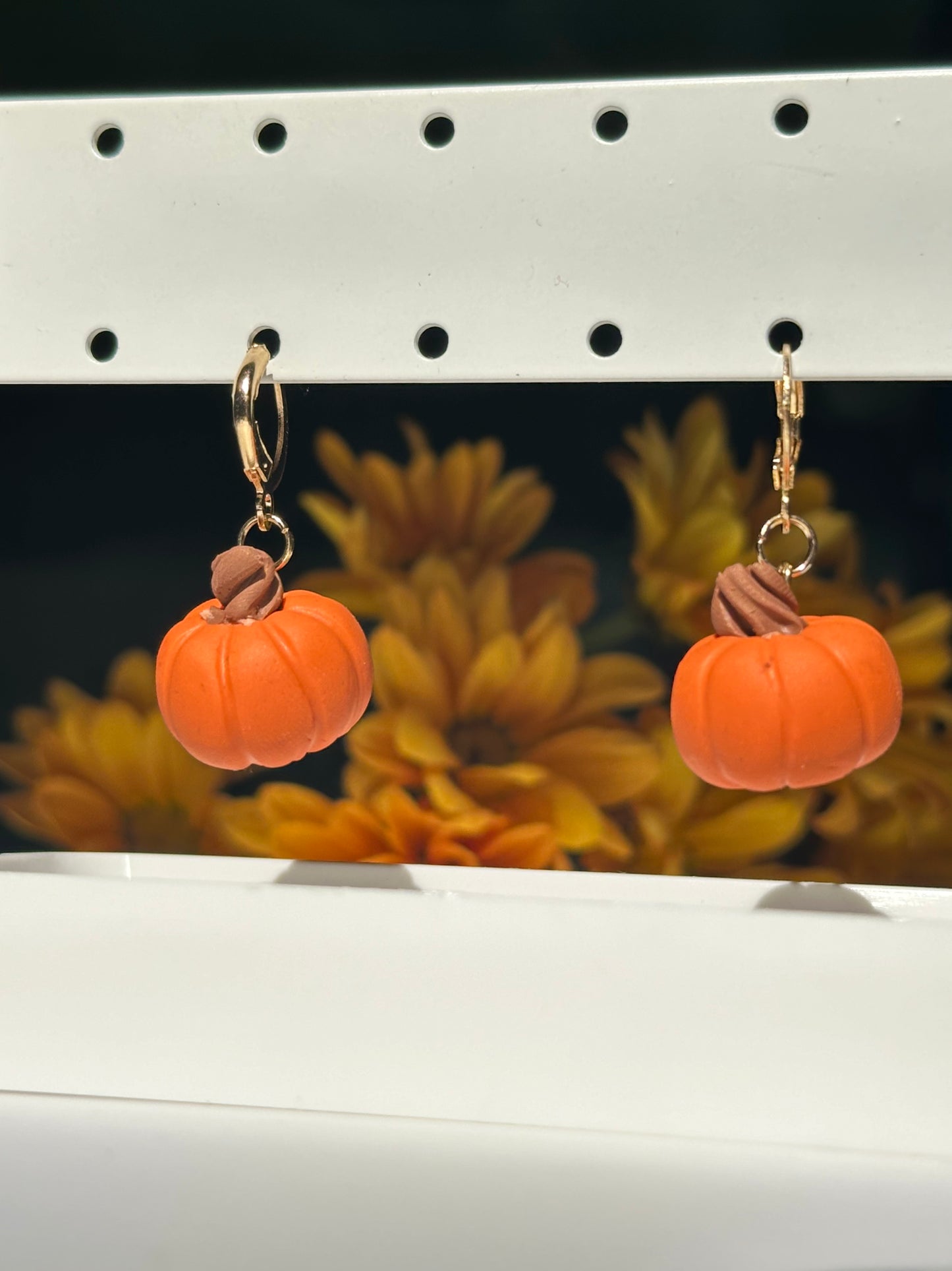 Pumpkin earrings