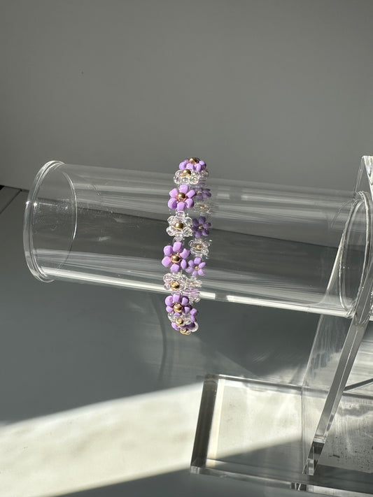 Lilac Floral Bracelet