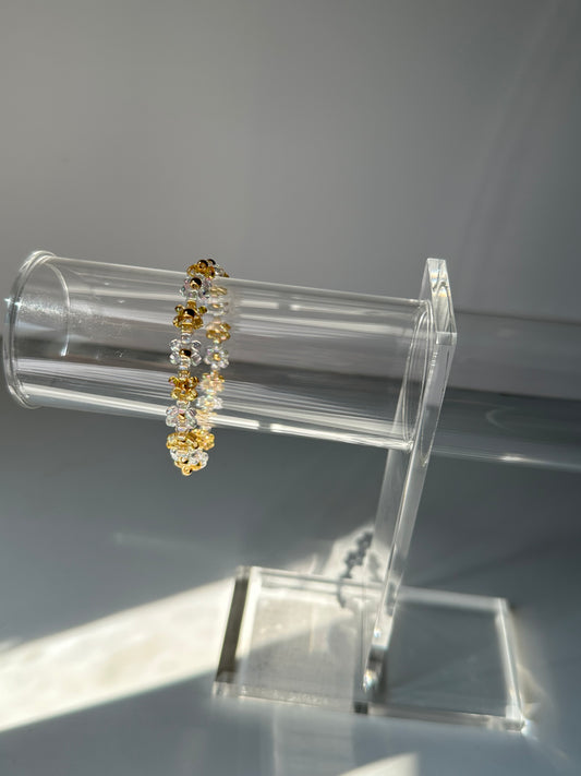 Gold Floral Bracelet