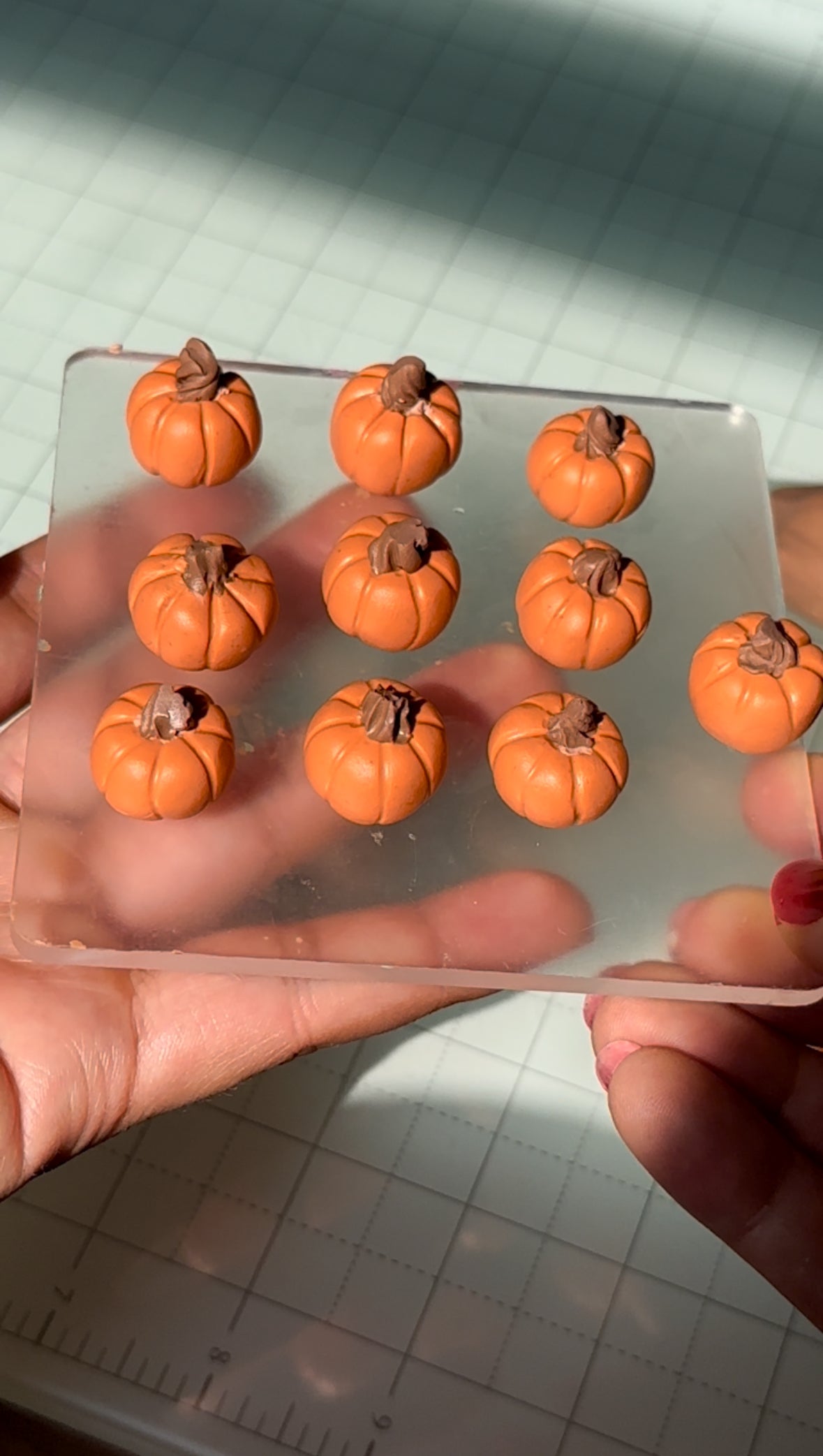 Pumpkin earrings